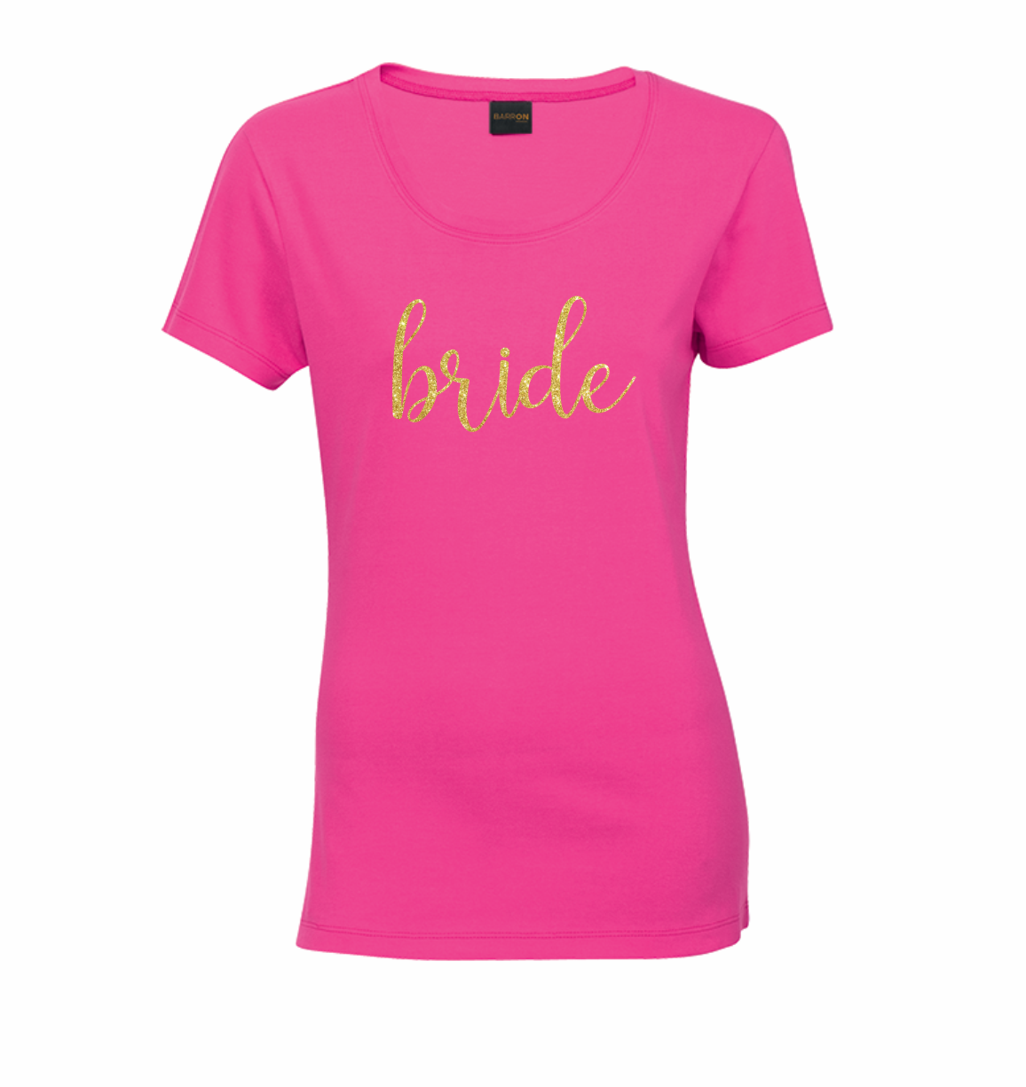 Glitter Bride Pink Shirt - Glitter Gold Glitter Bride Pink Shirt - Glitter Gold